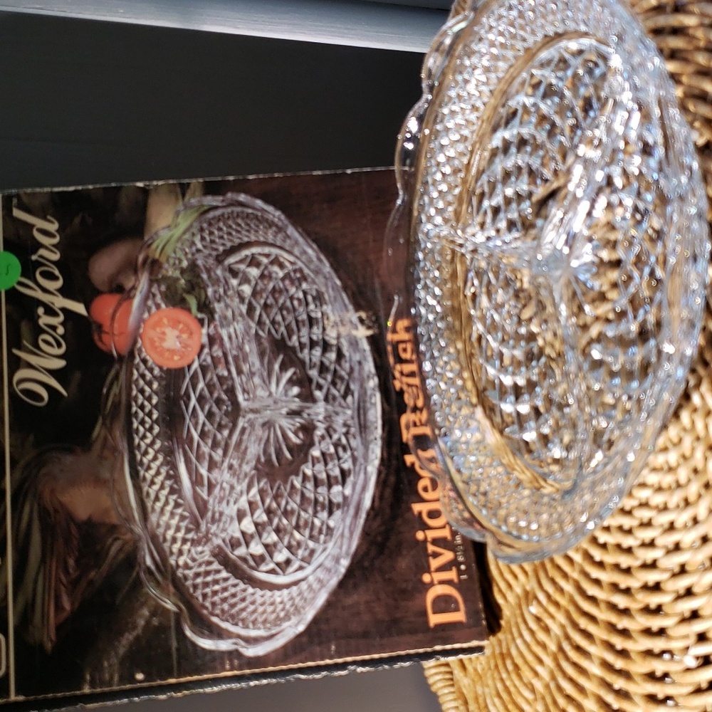 Wexford divided relish dish Anchor Hocking USA